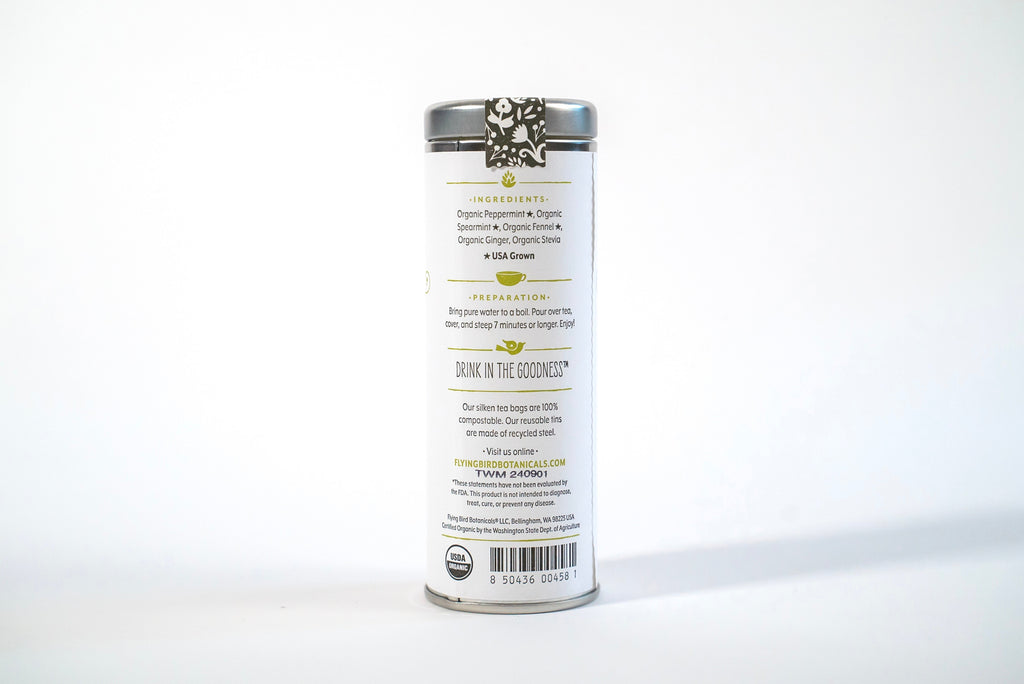 Organic Tea Time Tin - 6 Eco-Teabags (Assorted)