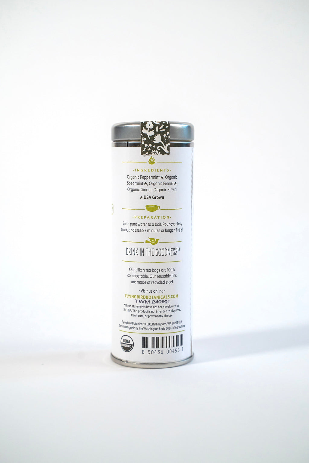 "Winter Wellness" Gift Box: Chamomile Eye Pillow, Uplifting Teas, Honey, Soy Candle & Greeting Card (Winter Dreaming)