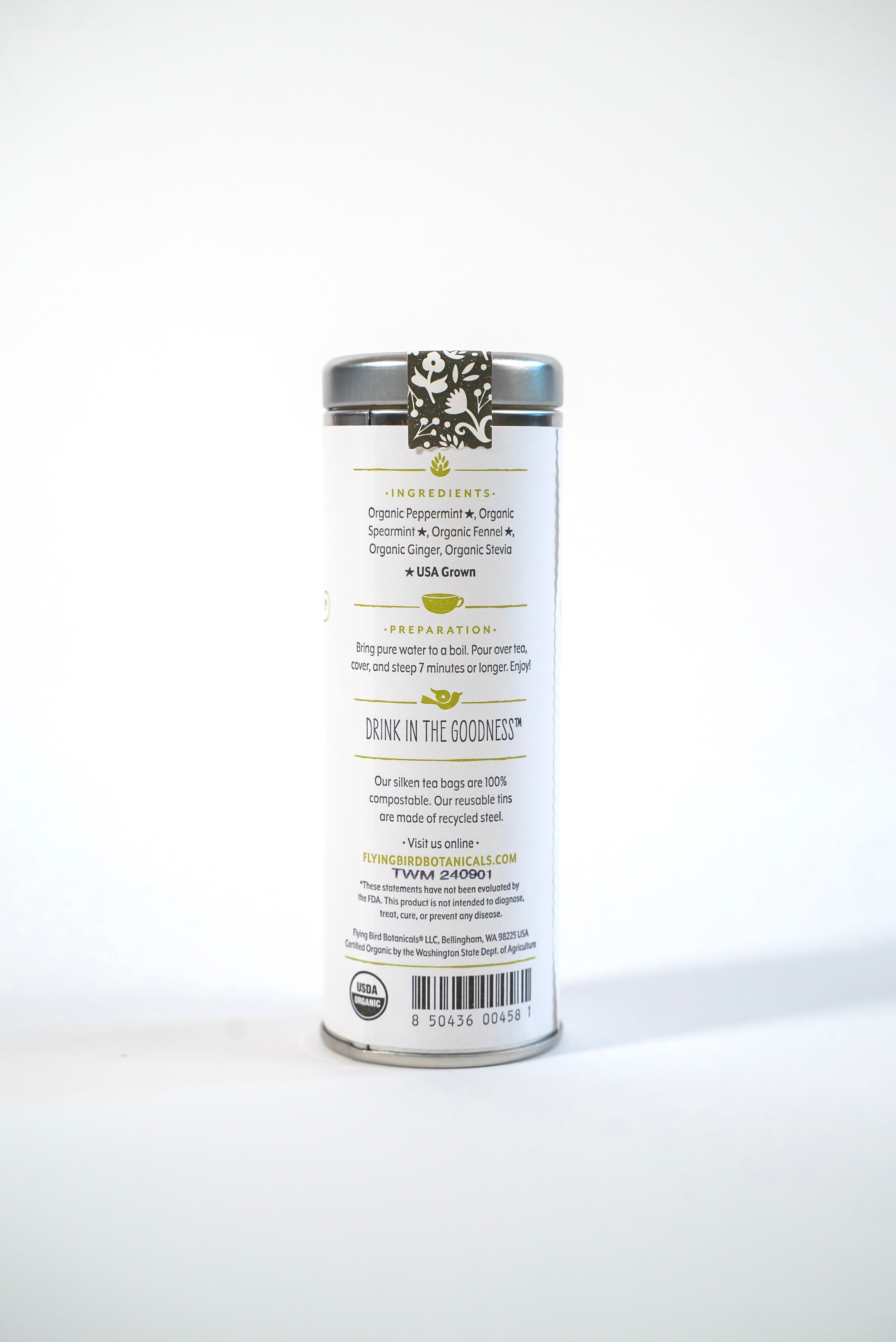"Winter Wellness" Gift Box: Chamomile Eye Pillow, Uplifting Teas, Honey, Soy Candle & Greeting Card (Winter Dreaming)