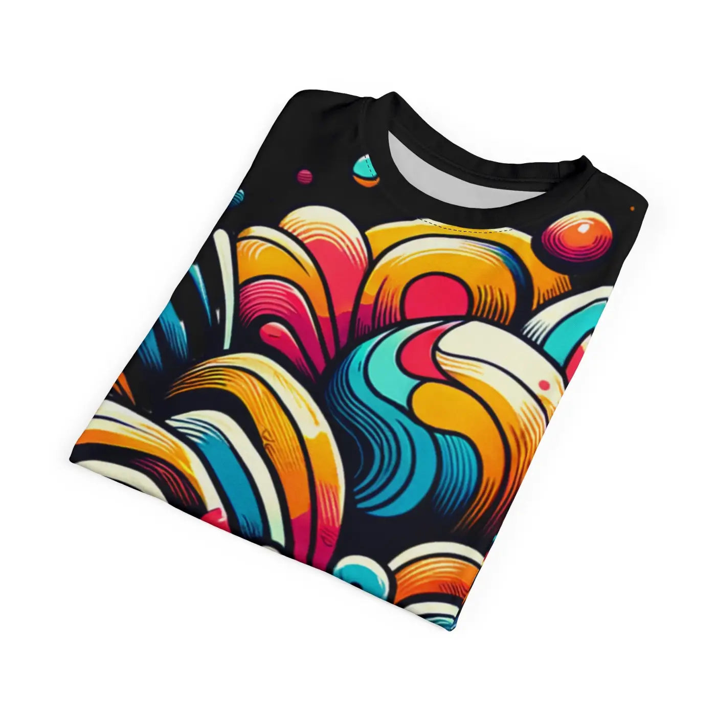 Abstract Brush Strokes Tee – Eco-friendly - Dipaliz