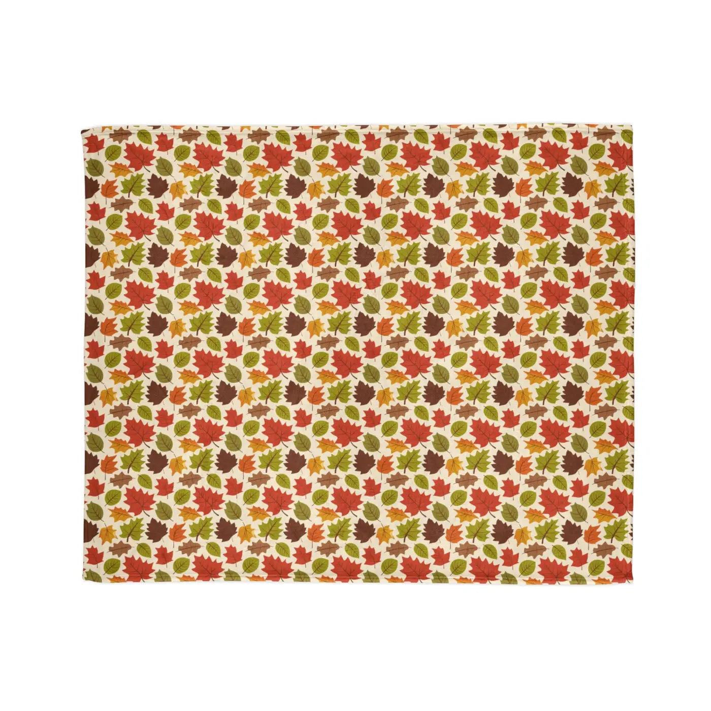 Autumn Leaves Blanket – Eco-friendly Minky Fleece - Dipaliz