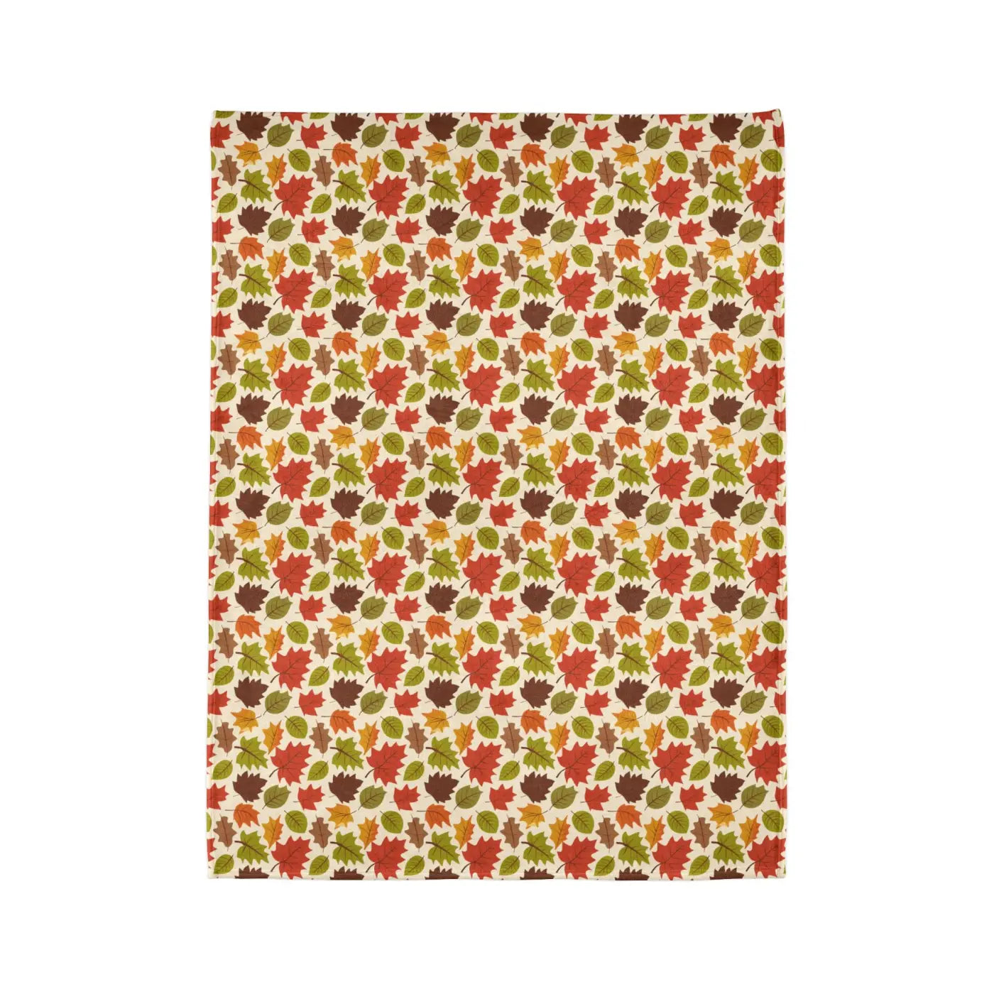 Autumn Leaves Blanket – Eco-friendly Minky Fleece - Dipaliz