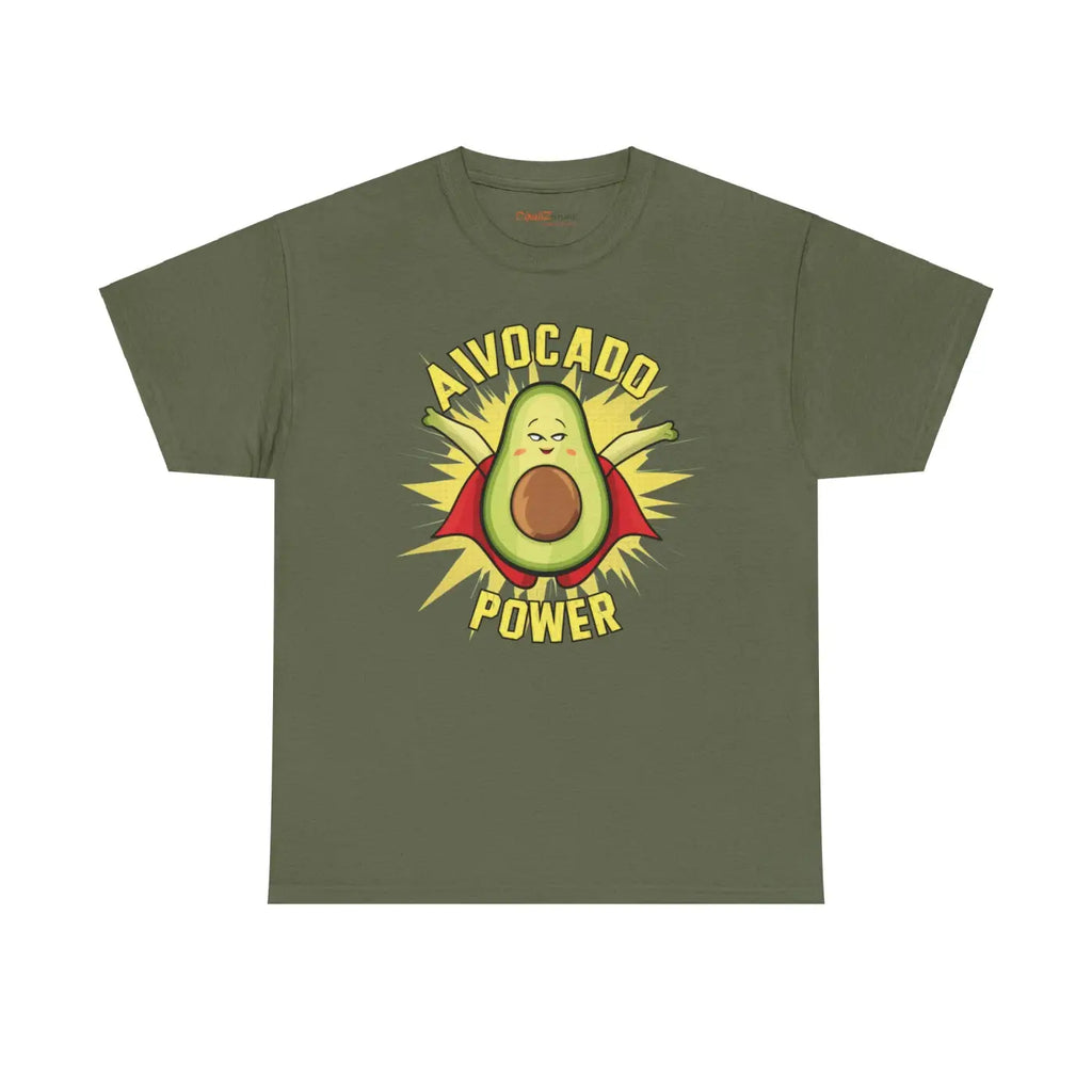 Avocado Power T-shirt – Eco-friendly Cotton - Dipaliz