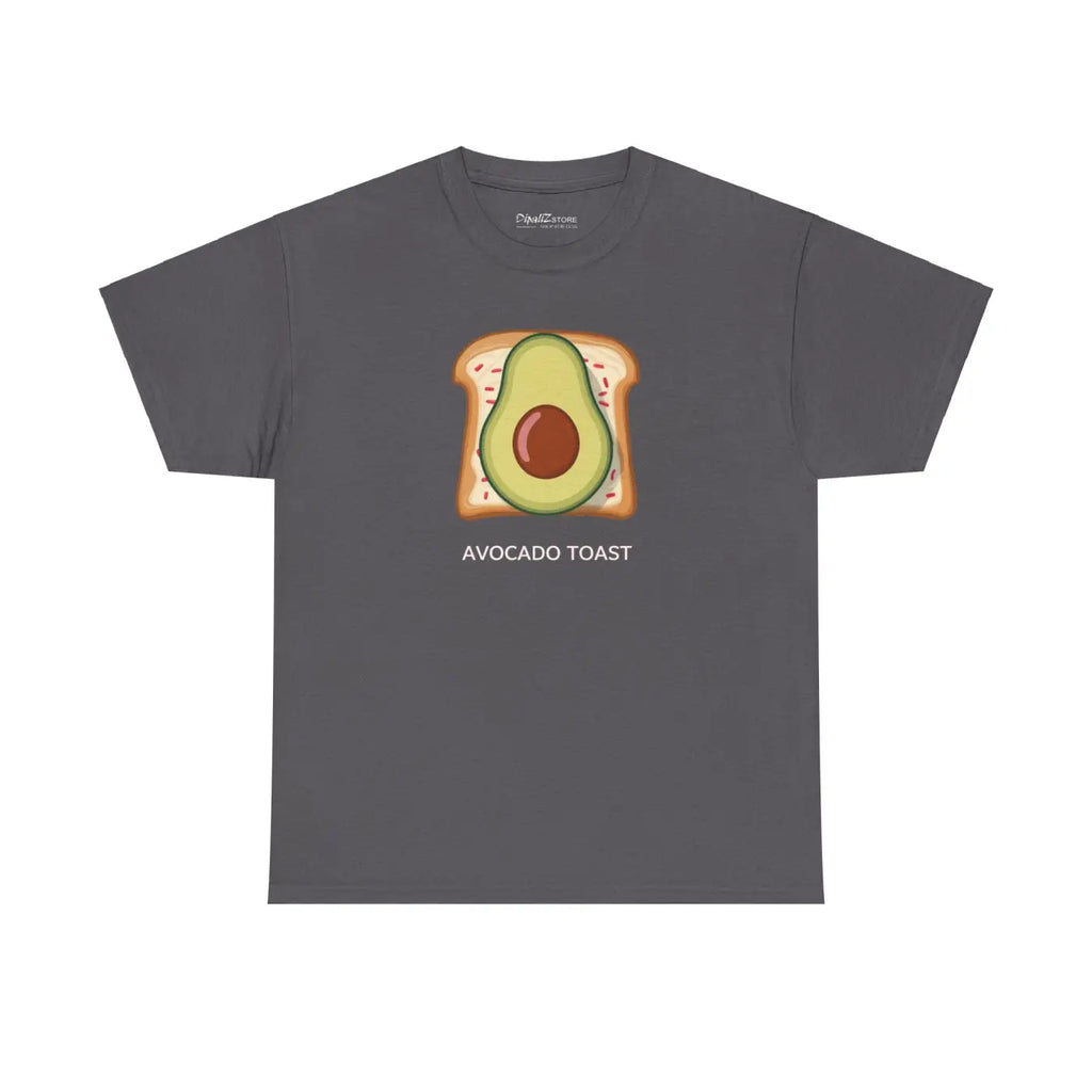 Avocado Toast Heavy Cotton Tee – Eco-friendly - Dipaliz