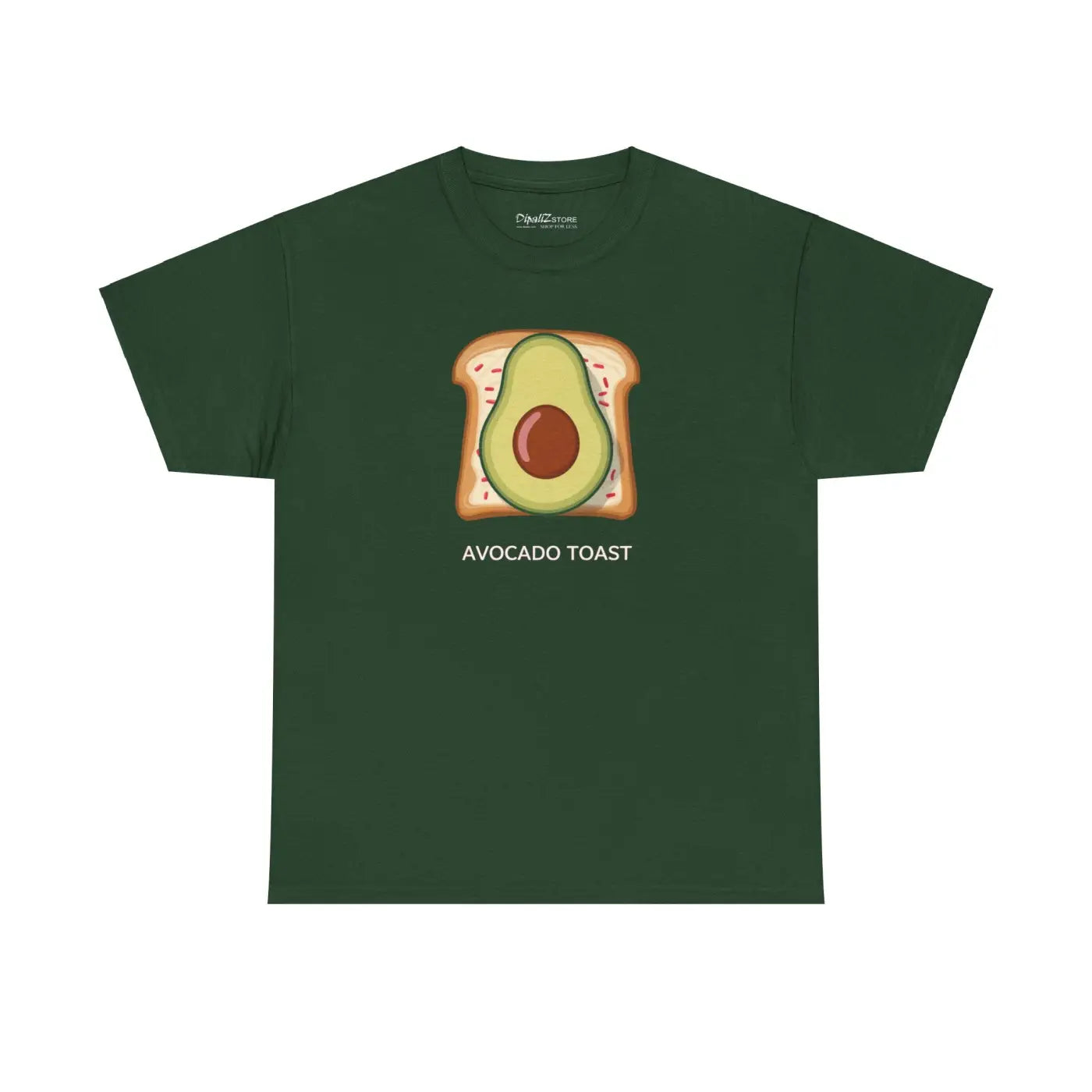 Avocado Toast Heavy Cotton Tee – Eco-friendly - Dipaliz