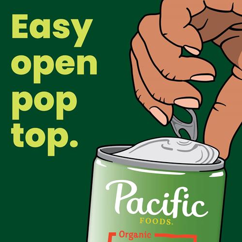 Pacific Foods Organic Spicy Harissa Lentil Soup, Plant Based, 16.3 Oz Can