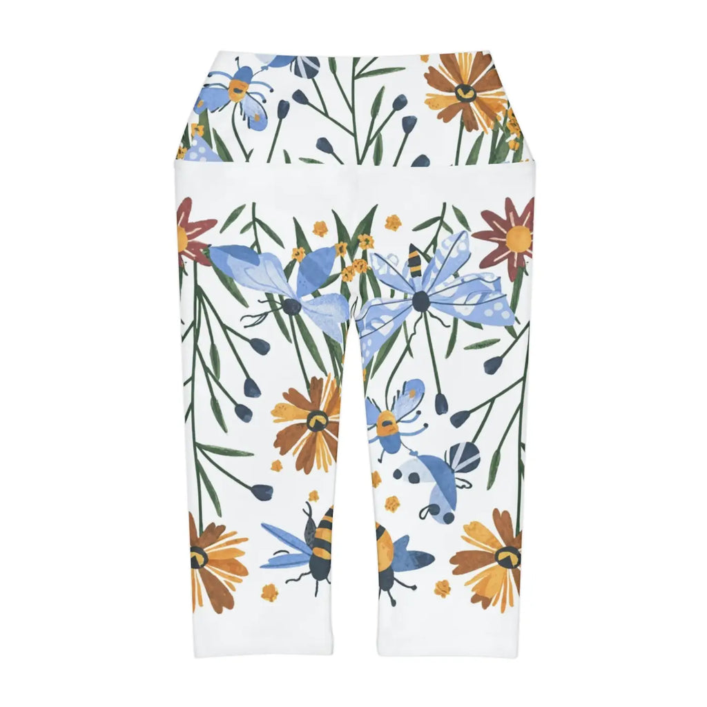 Bee Yoga Capri – Eco-friendly Women’s Clothing - Dipaliz