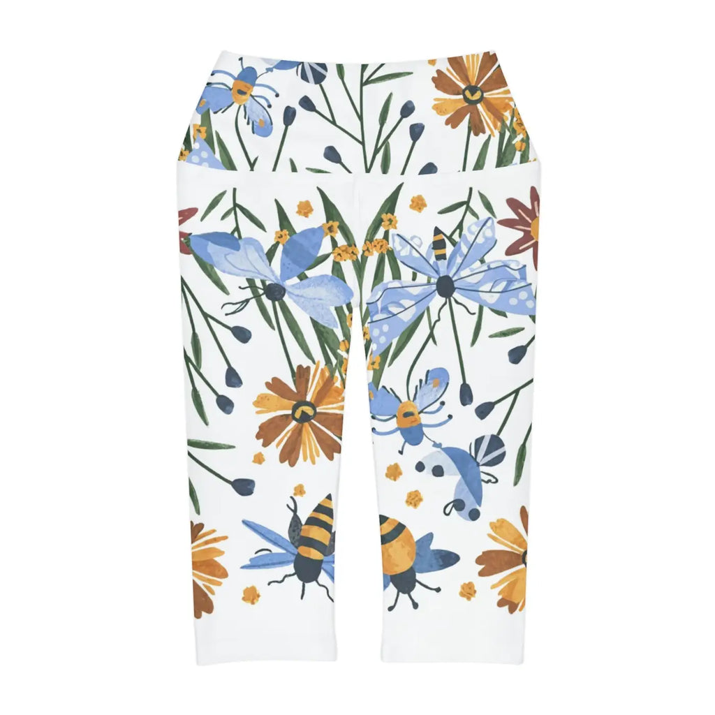 Bee Yoga Capri – Eco-friendly Women’s Clothing - Dipaliz