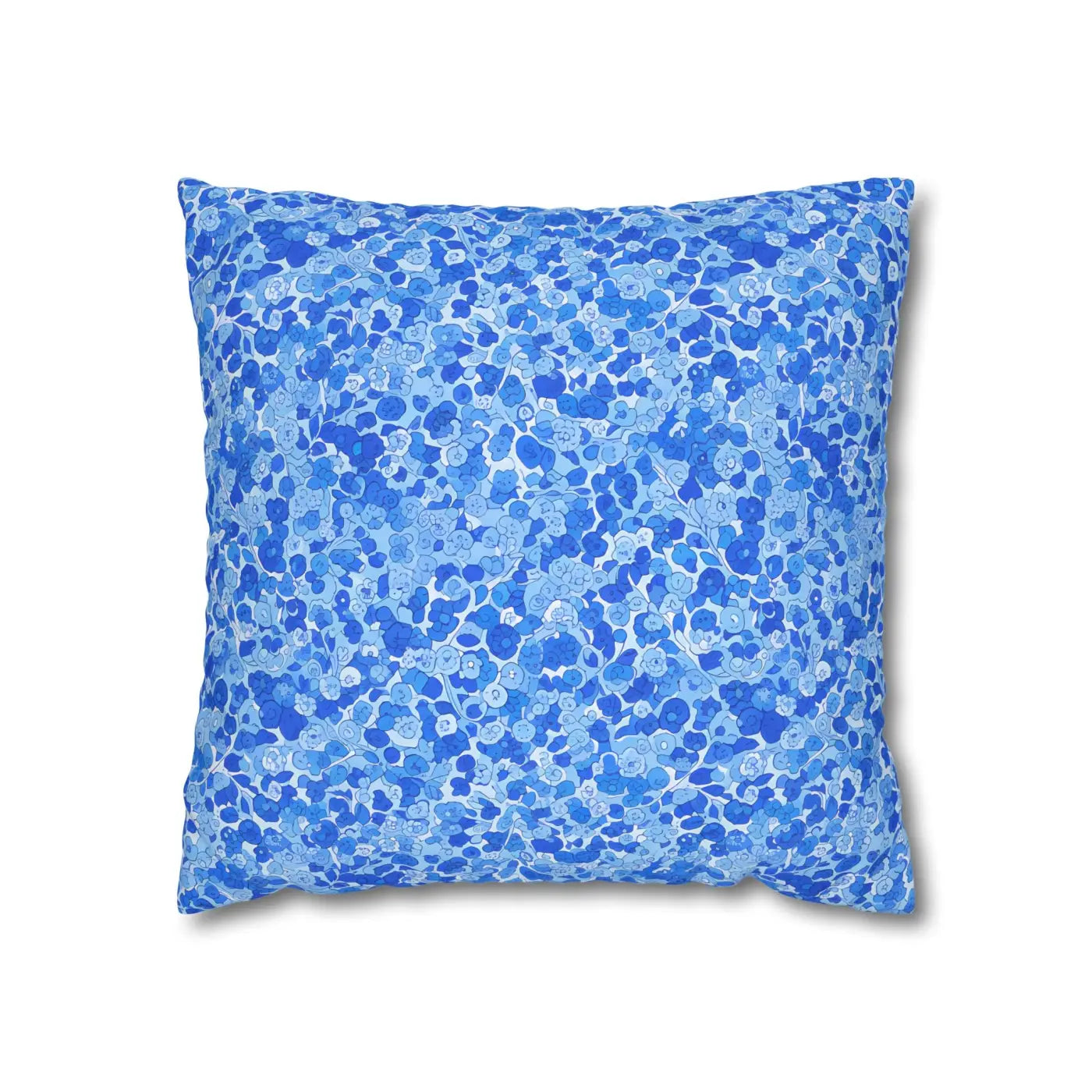 Blue Watercolor Dot Decorative Throw Pillow - Dipaliz
