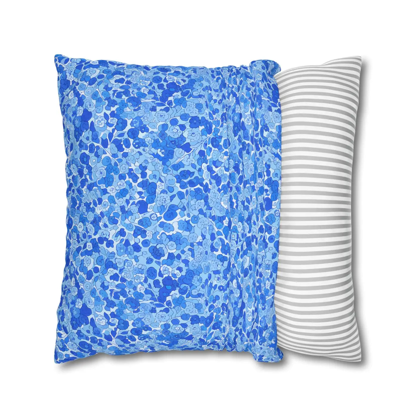 Blue Watercolor Dot Decorative Throw Pillow - Dipaliz