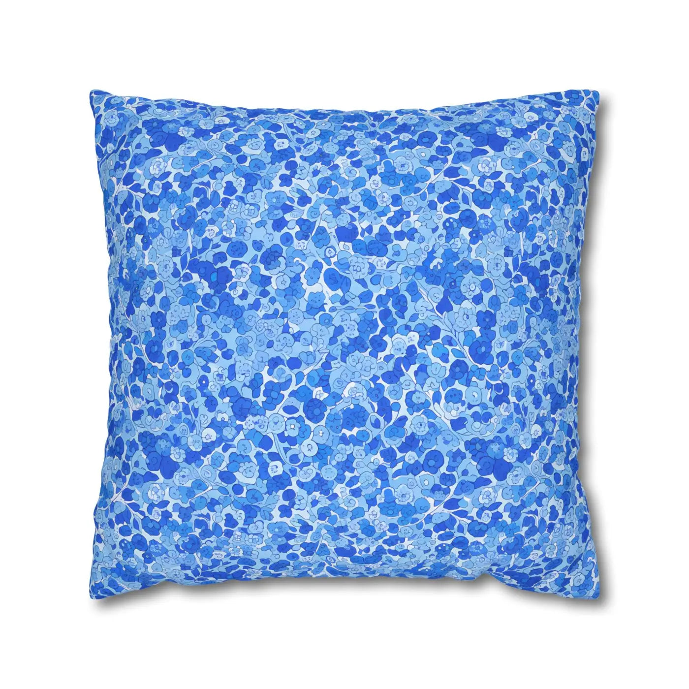 Blue Watercolor Dot Decorative Throw Pillow - Dipaliz