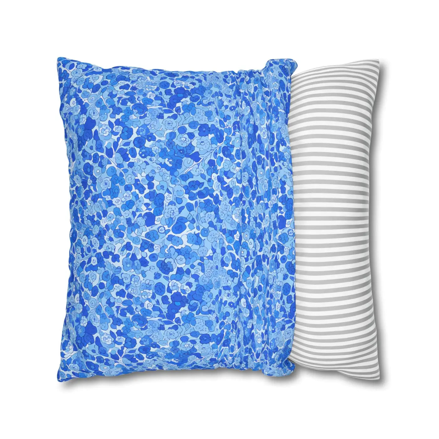 Blue Watercolor Dot Decorative Throw Pillow - Dipaliz