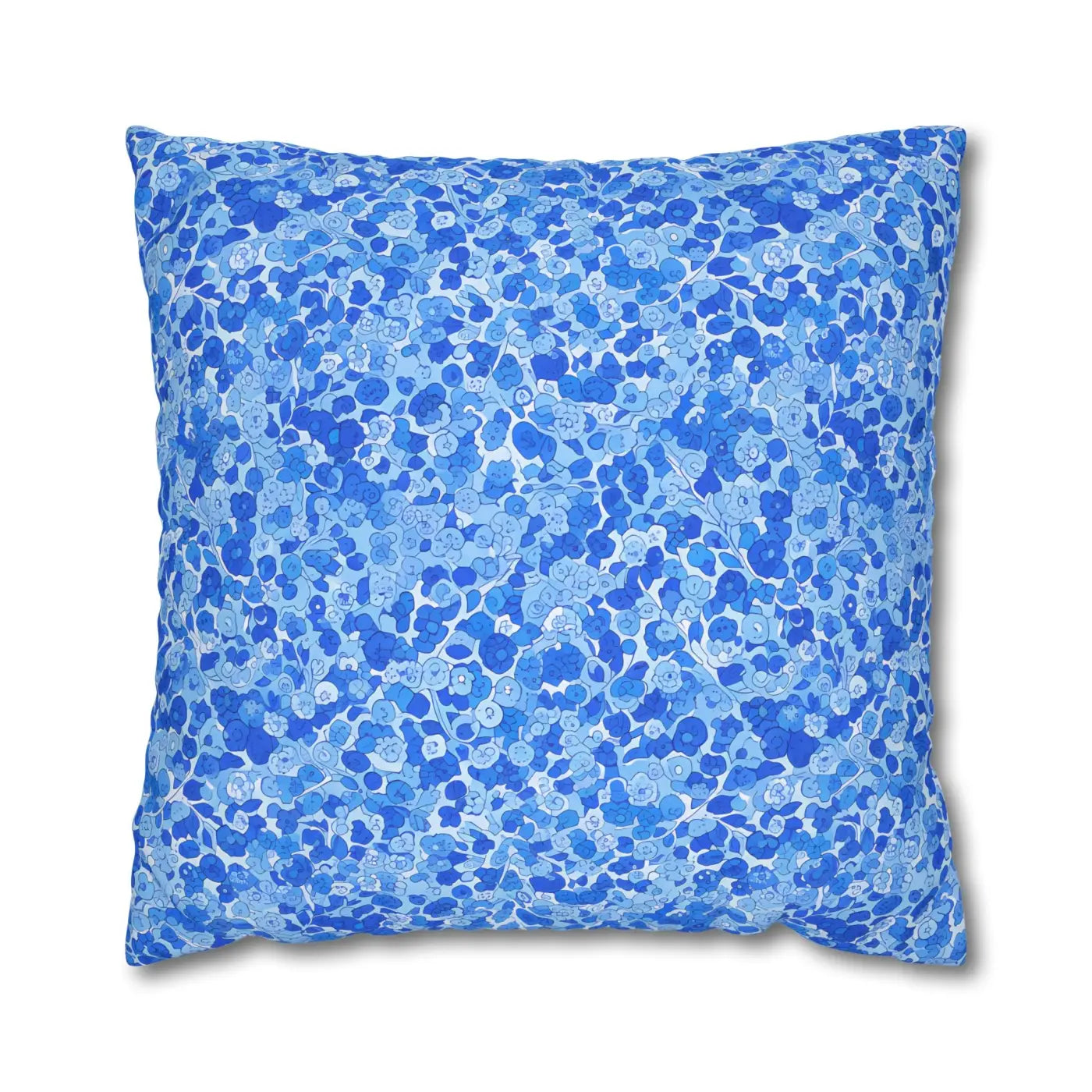 Blue Watercolor Dot Decorative Throw Pillow - Dipaliz
