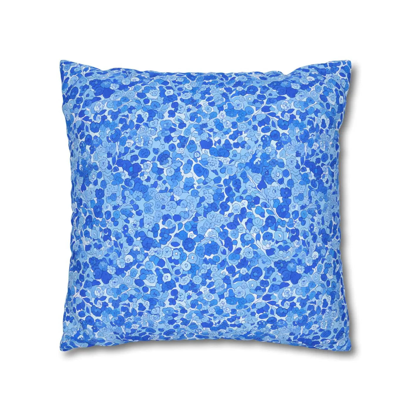 Blue Watercolor Dot Decorative Throw Pillow - Dipaliz