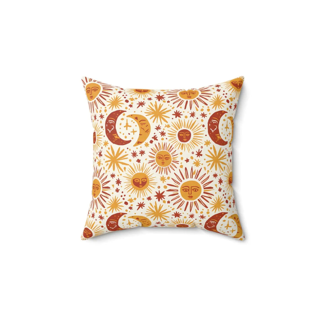 Celestial Patterned Throw – Boho Cosmic Decor - Dipaliz