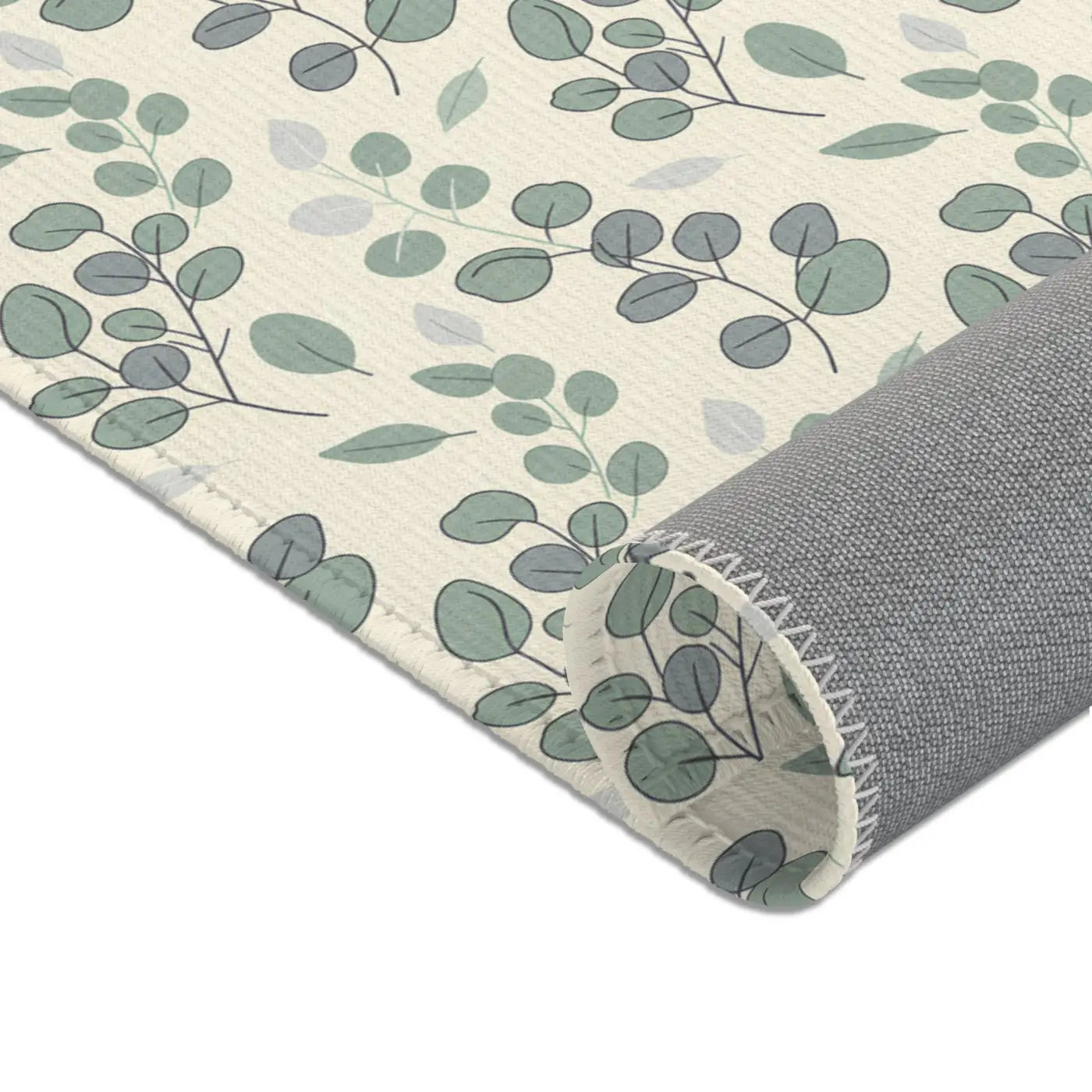 Eucalyptus Area Rug – Soft Chenille Decor - Dipaliz