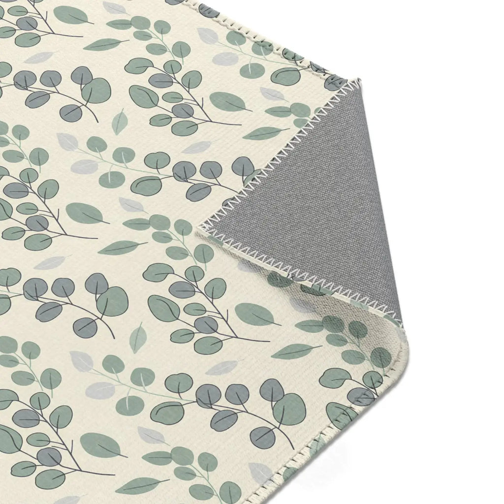 Eucalyptus Area Rug – Soft Chenille Decor - Dipaliz