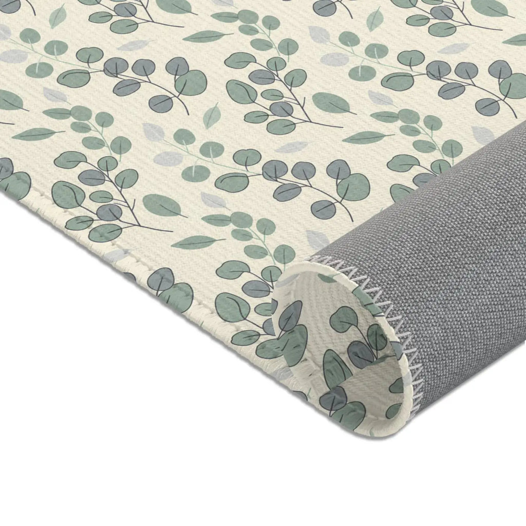 Eucalyptus Area Rug – Soft Chenille Decor - Dipaliz