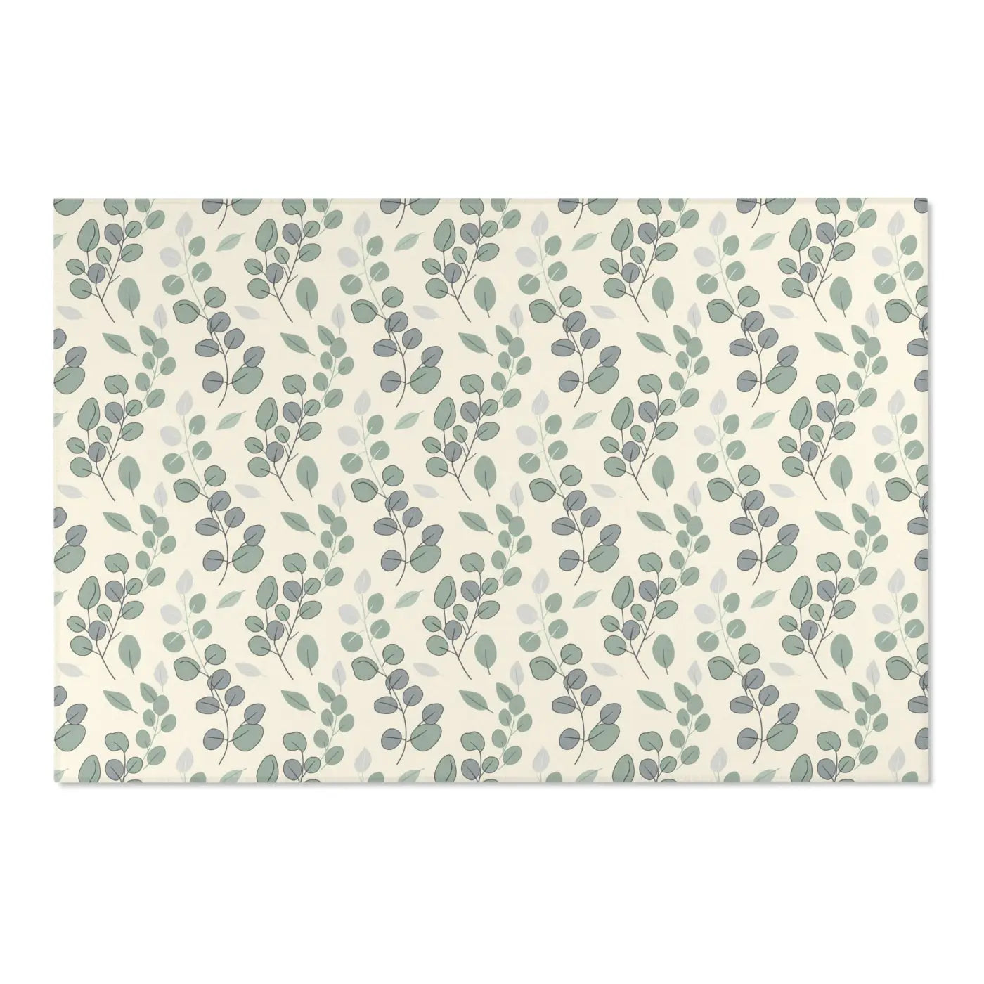 Eucalyptus Area Rug – Soft Chenille Decor - Dipaliz