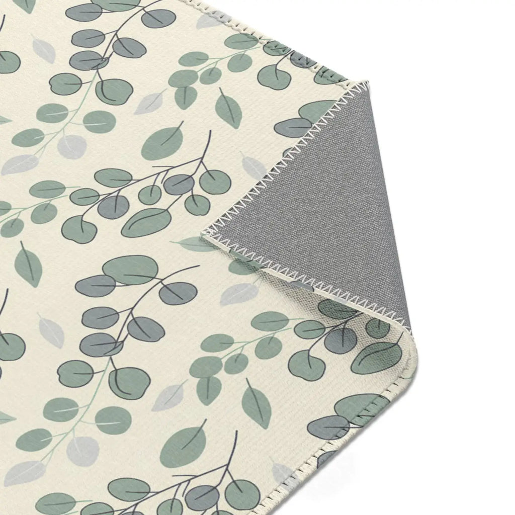 Eucalyptus Area Rug – Soft Chenille Decor - Dipaliz