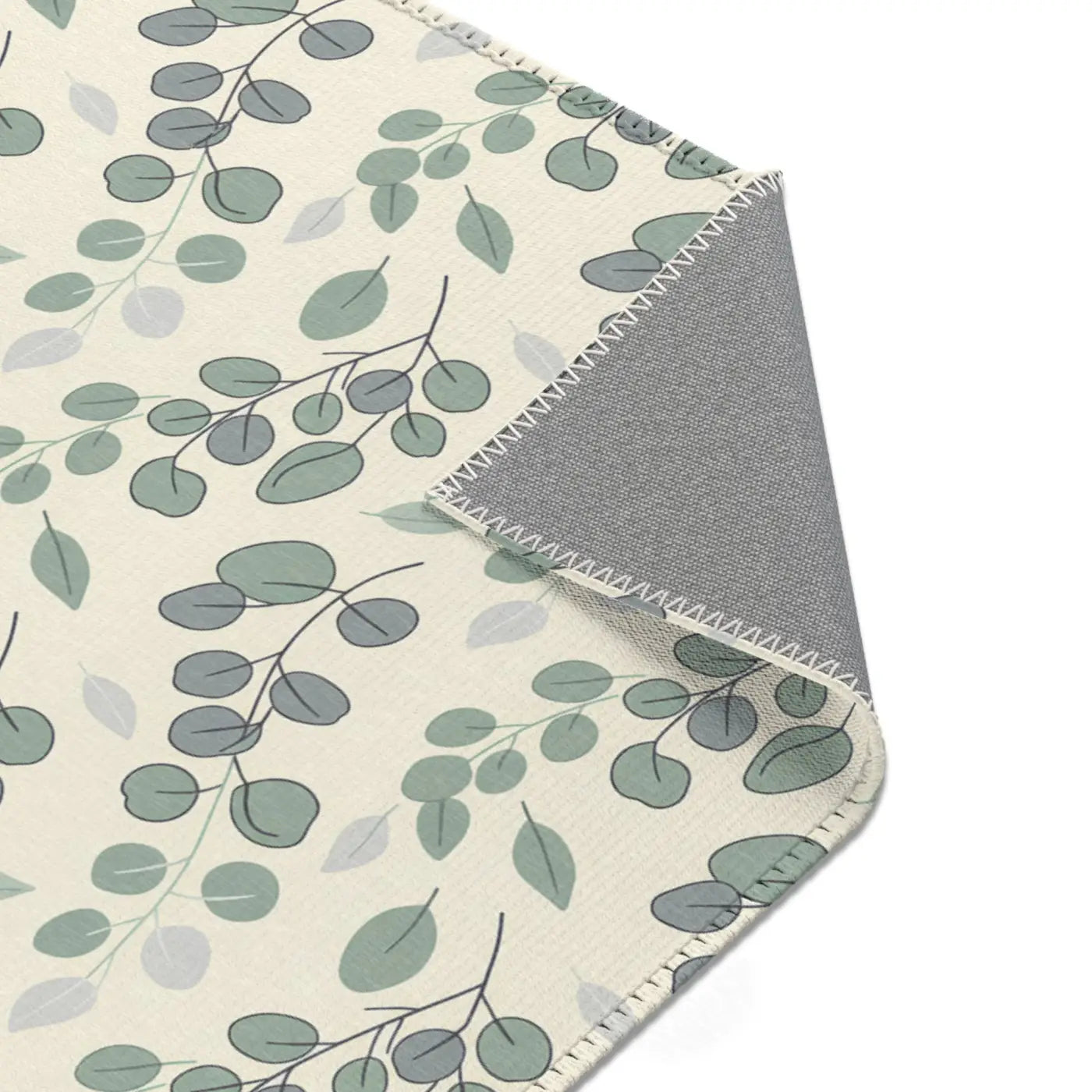 Eucalyptus Area Rug – Soft Chenille Decor - Dipaliz