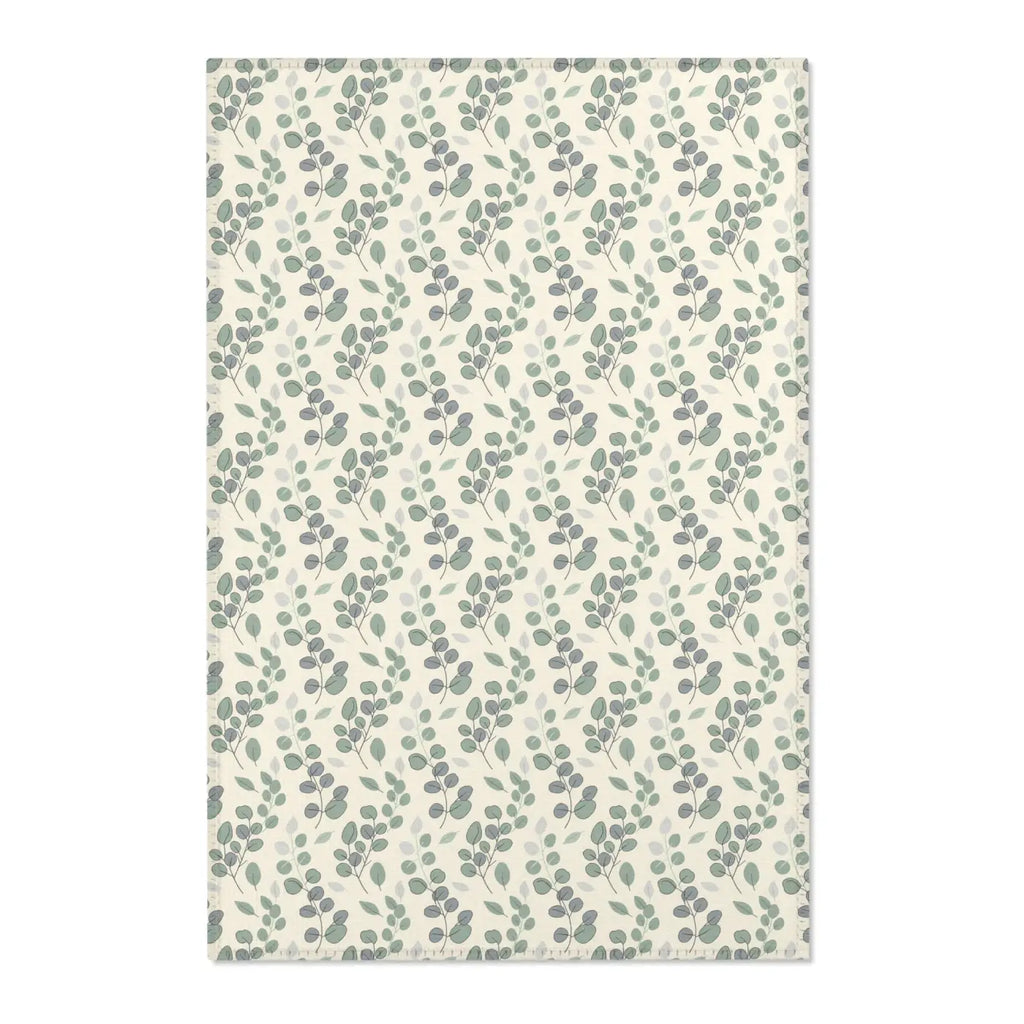 Eucalyptus Area Rug – Soft Chenille Decor - Dipaliz