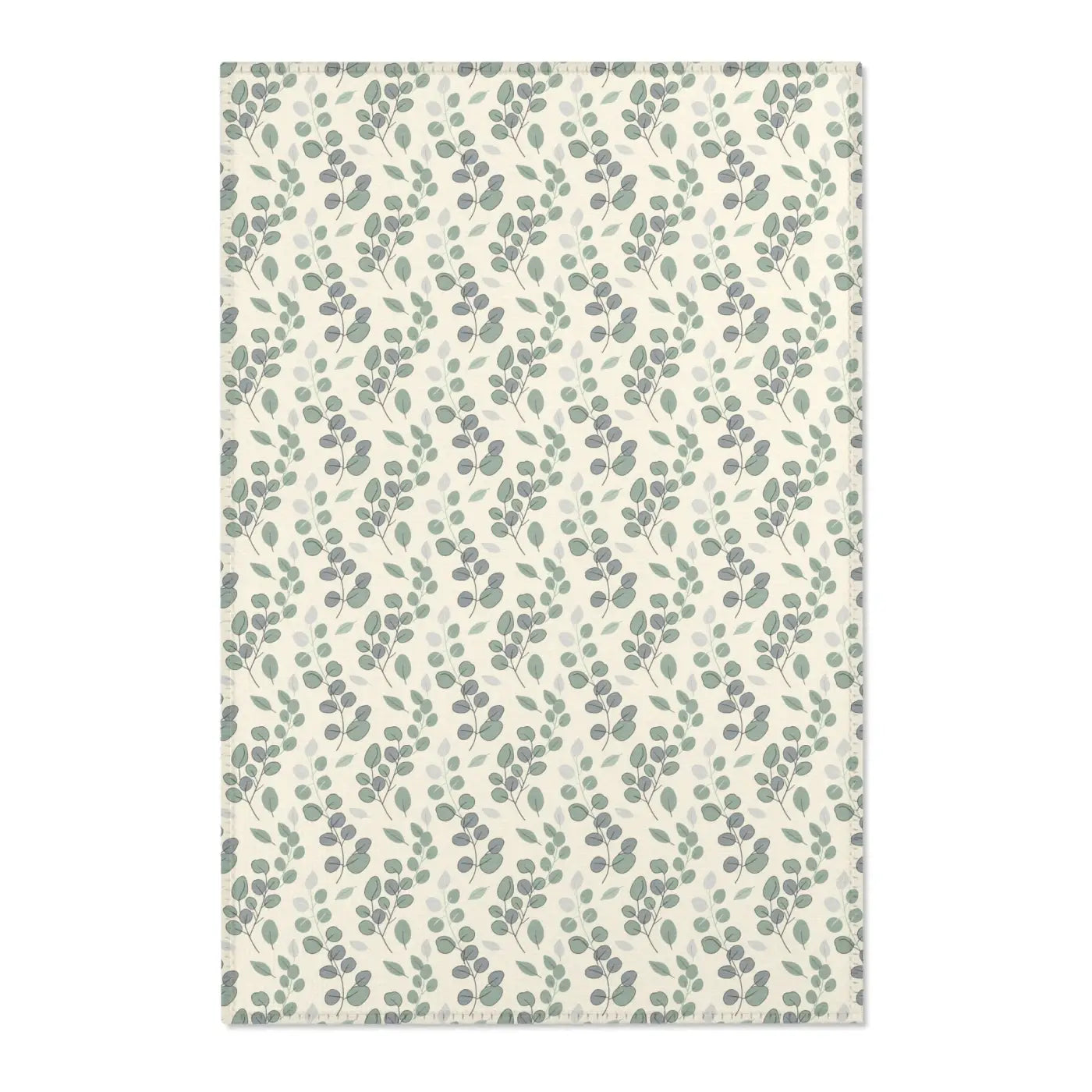 Eucalyptus Area Rug – Soft Chenille Decor - Dipaliz