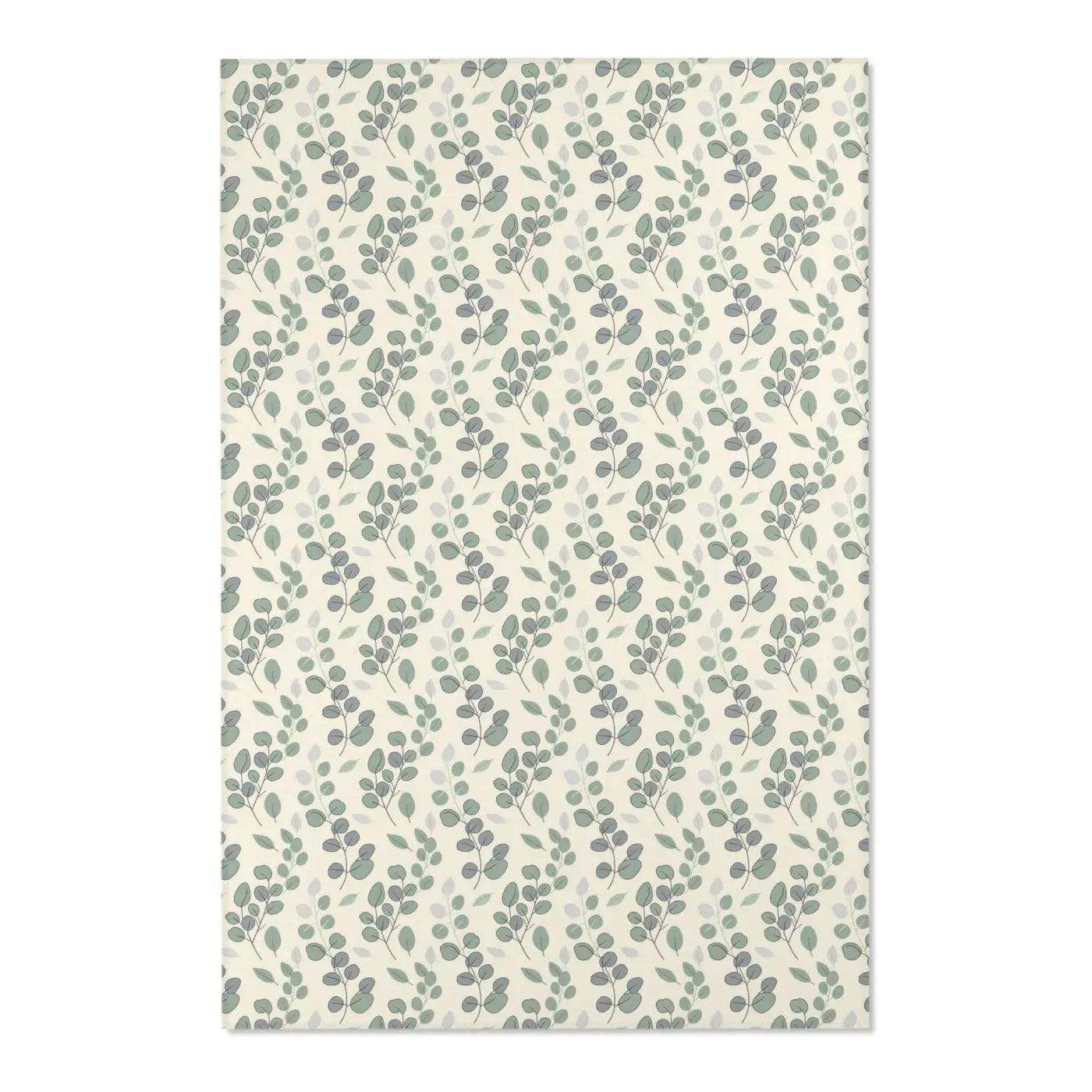Eucalyptus Area Rug – Soft Chenille Decor - Dipaliz