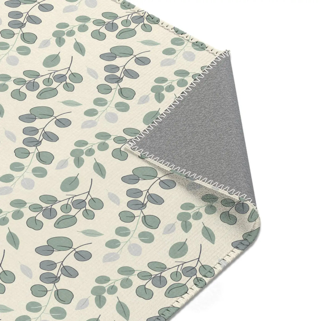 Eucalyptus Area Rug – Soft Chenille Decor - Dipaliz