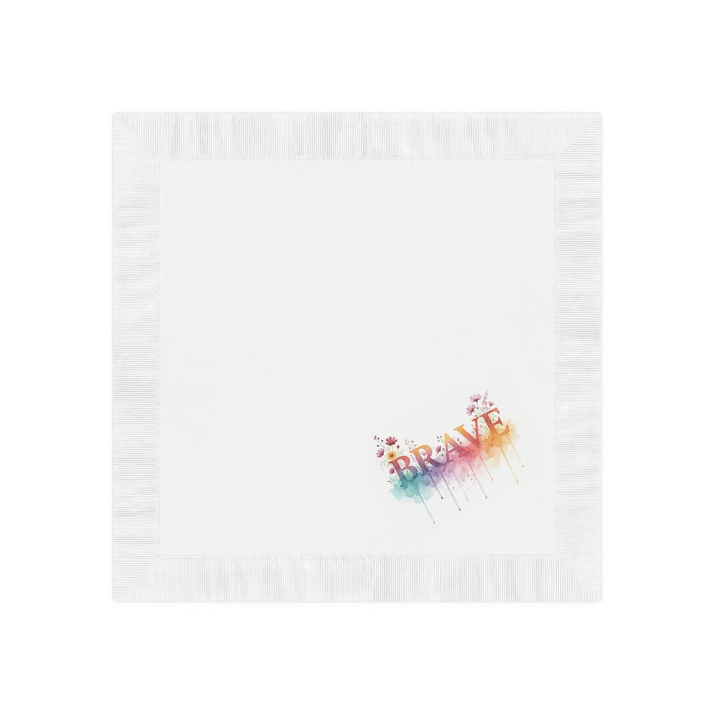 Brave Watercolor Cocktail Napkins – Paper Decor - Dipaliz