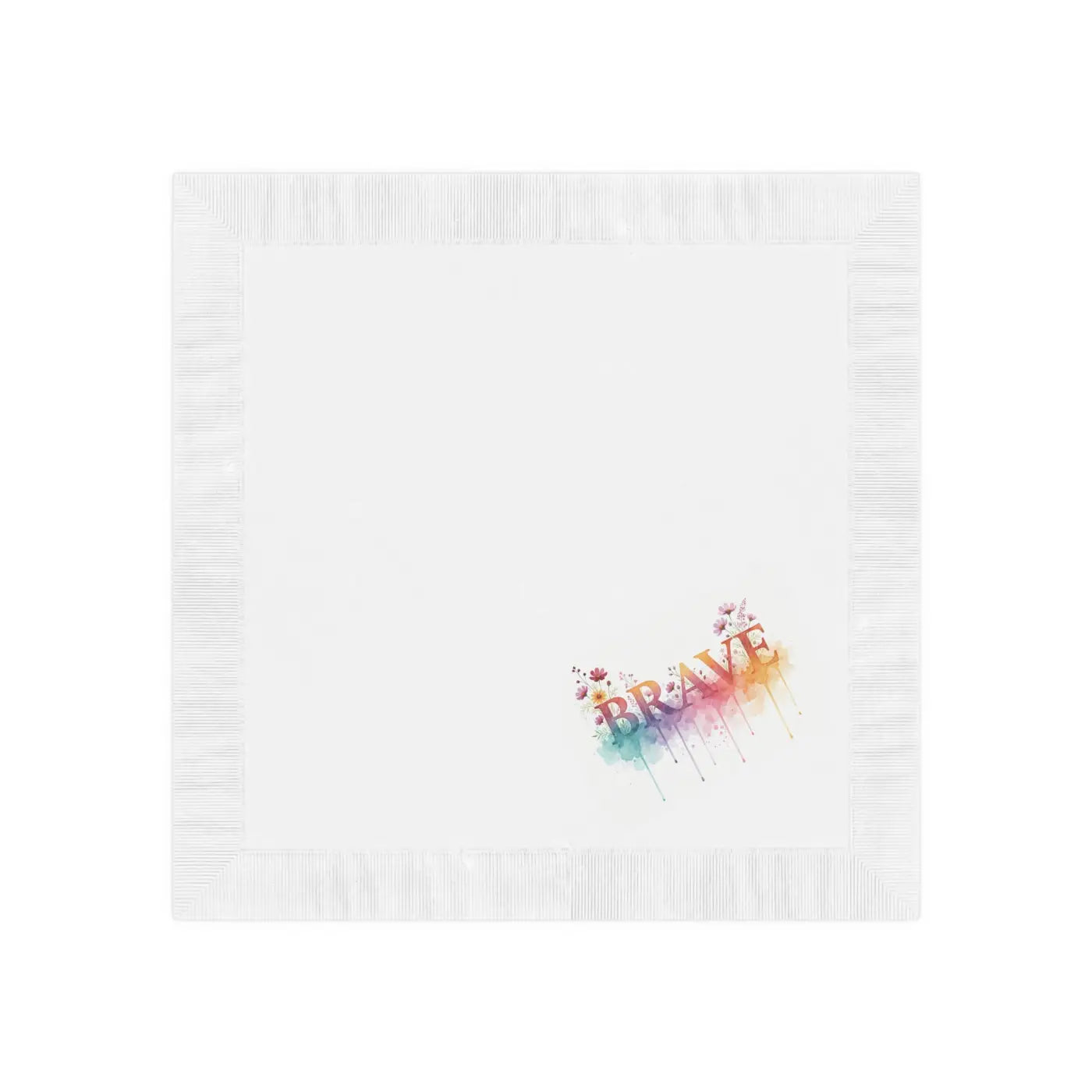 Brave Watercolor Cocktail Napkins – Paper Decor - Dipaliz