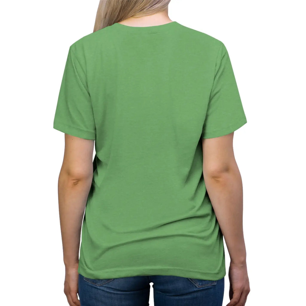 Butterfly Spring Flowers Triblend Tee Eco-friendly - Dipaliz