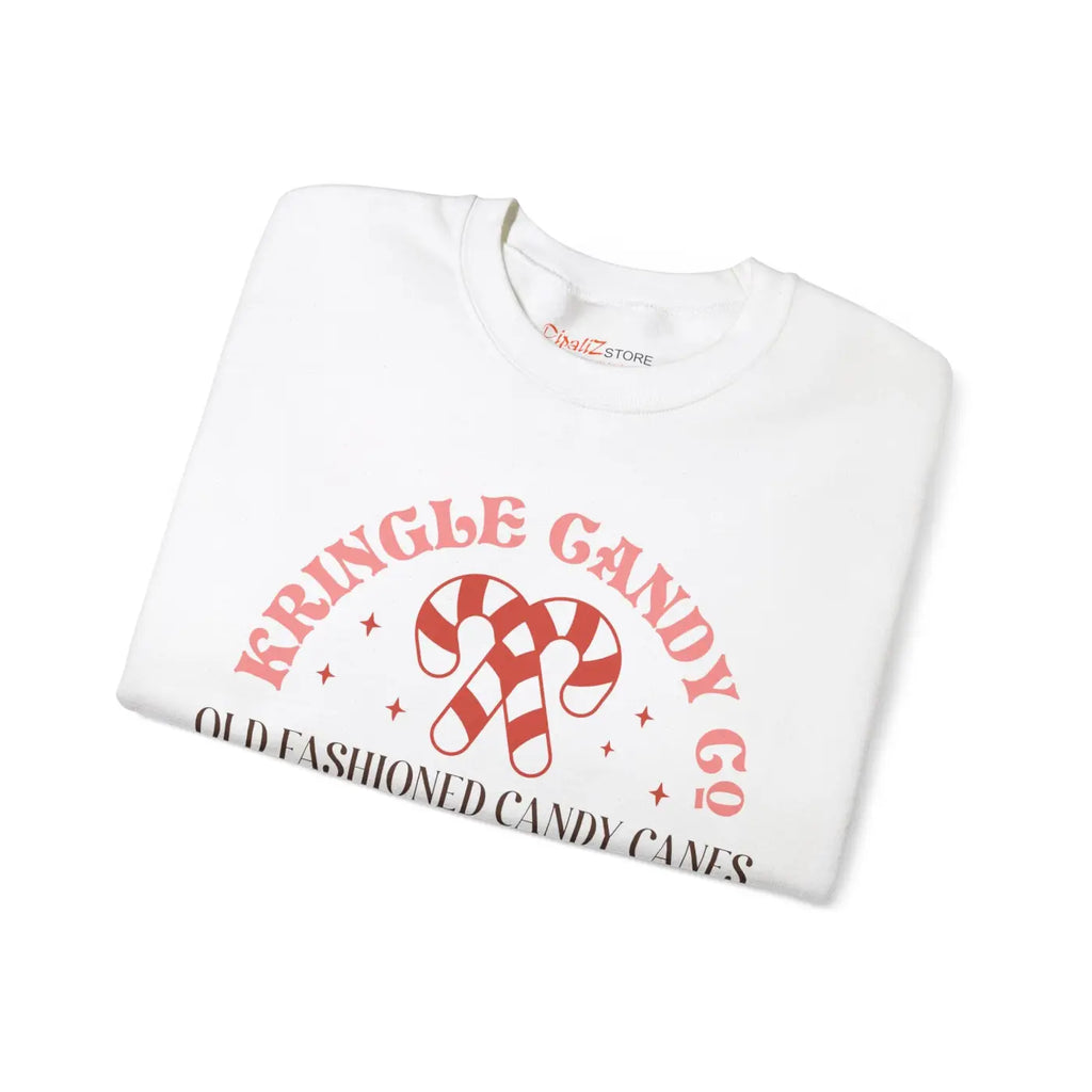 Candy Cane Sweatshirt – Eco-friendly Clothing - Dipaliz