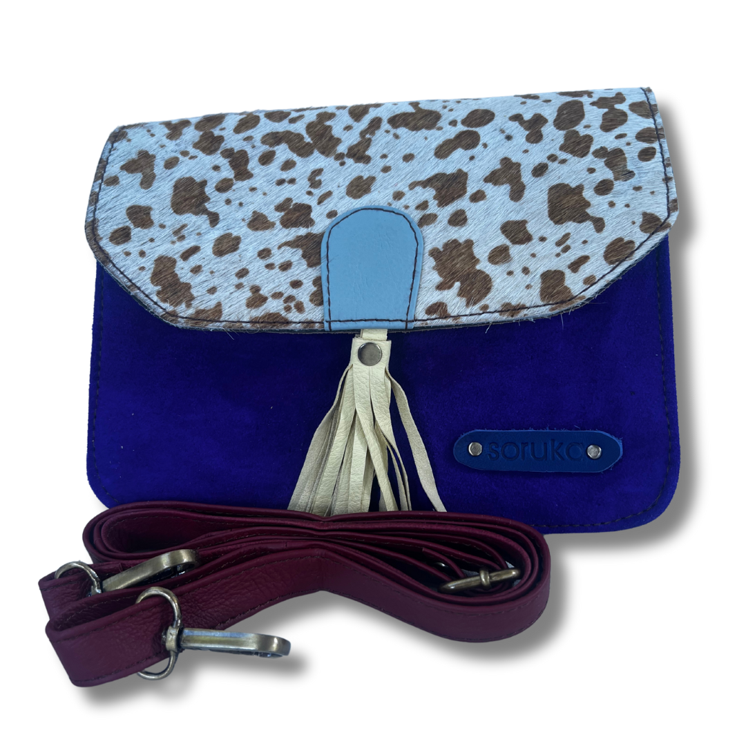 Soruka Claire · Small Suede Crossbody Bag
