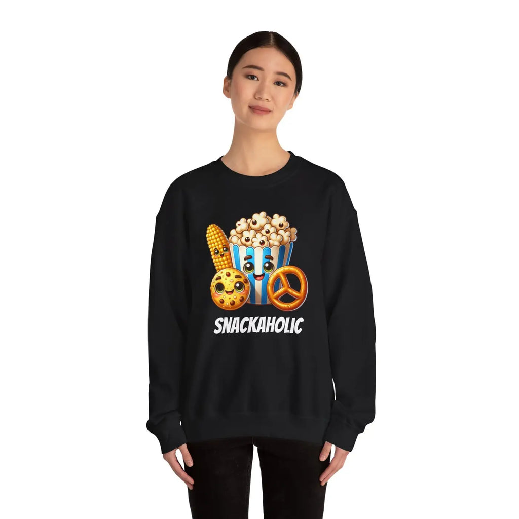 Snackaholic Crewneck Sweatshirt – Eco-friendly - Dipaliz
