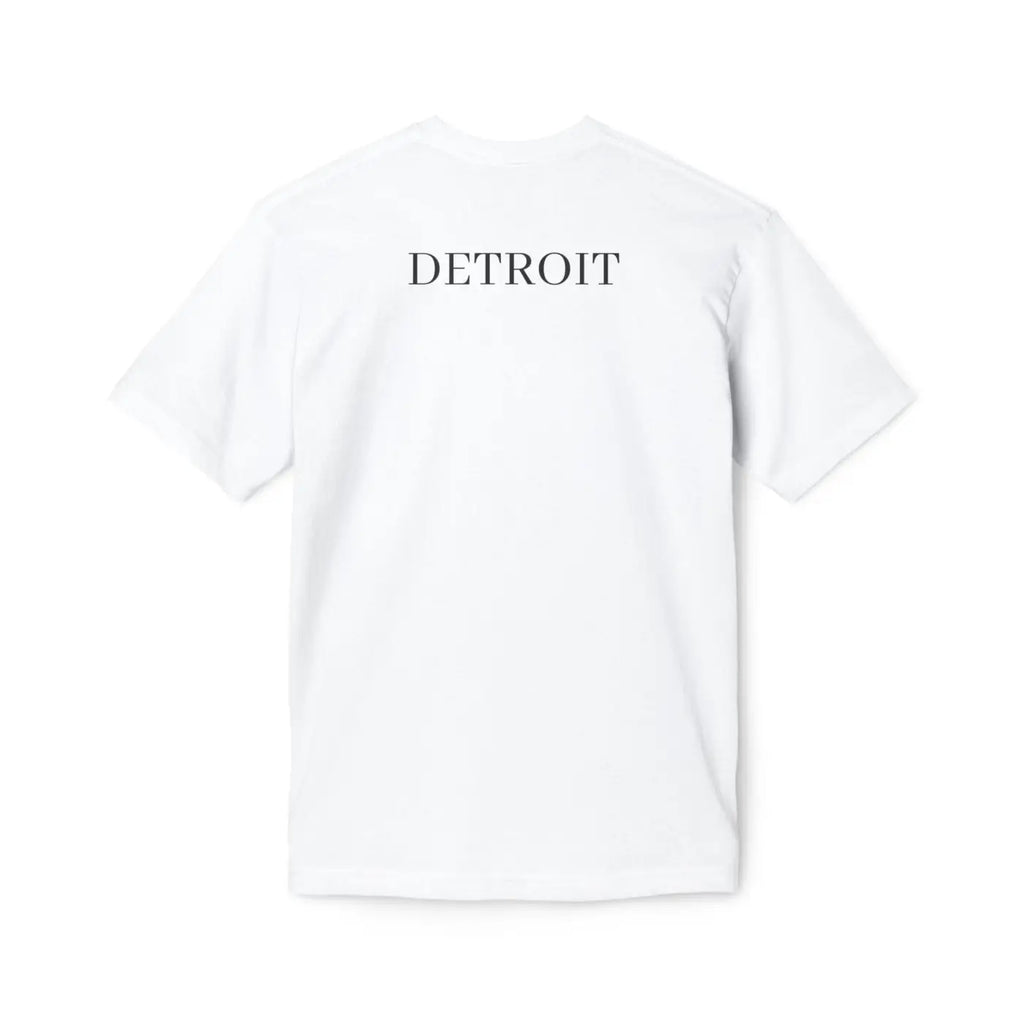 Detroit City Skyline Cotton Tee - Eco-friendly - Dipaliz
