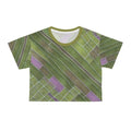 Abstract Pattern Crop Tee – Eco Friendly Top - Dipaliz