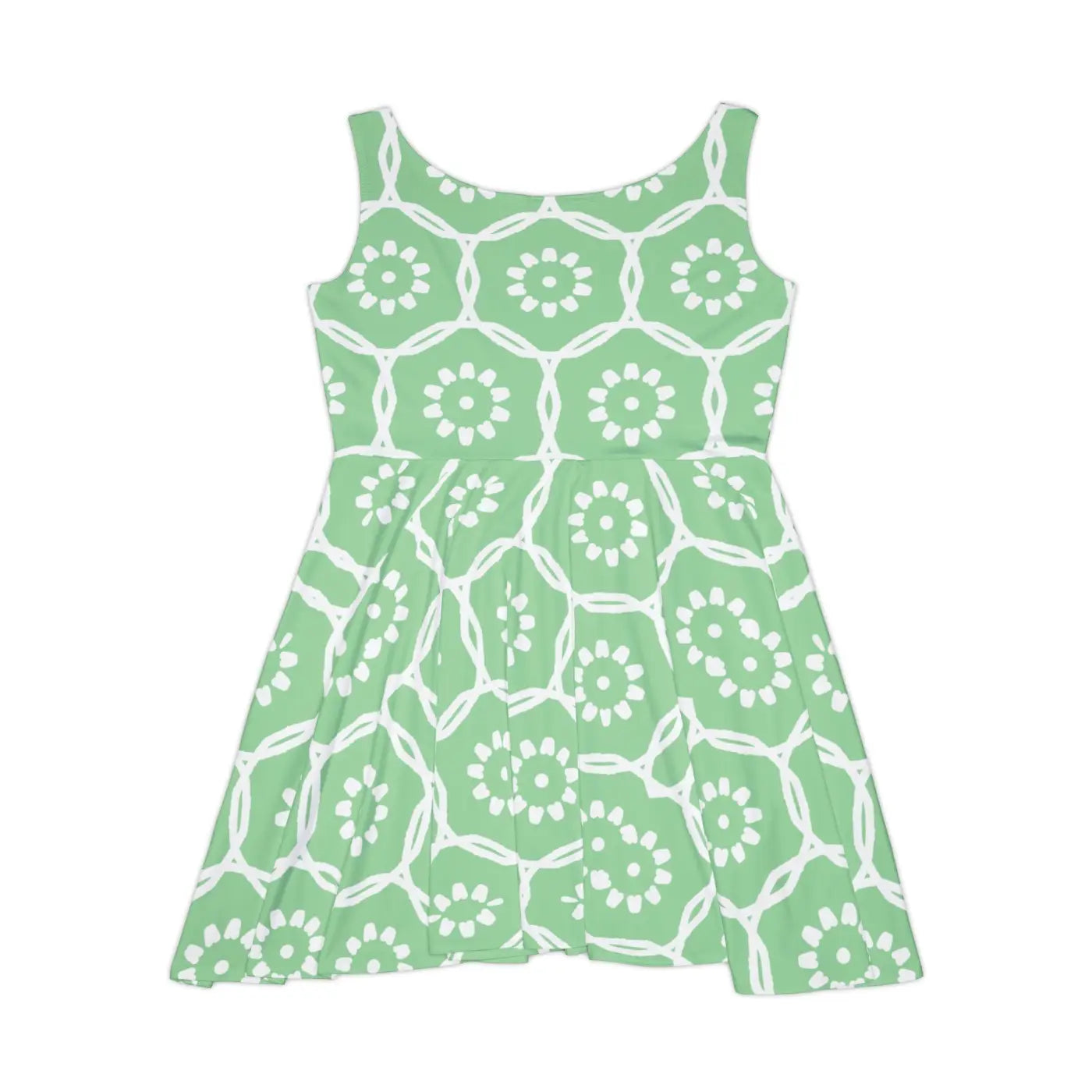 Abstract Pattern Skater Dress – Eco Friendly - Dipaliz