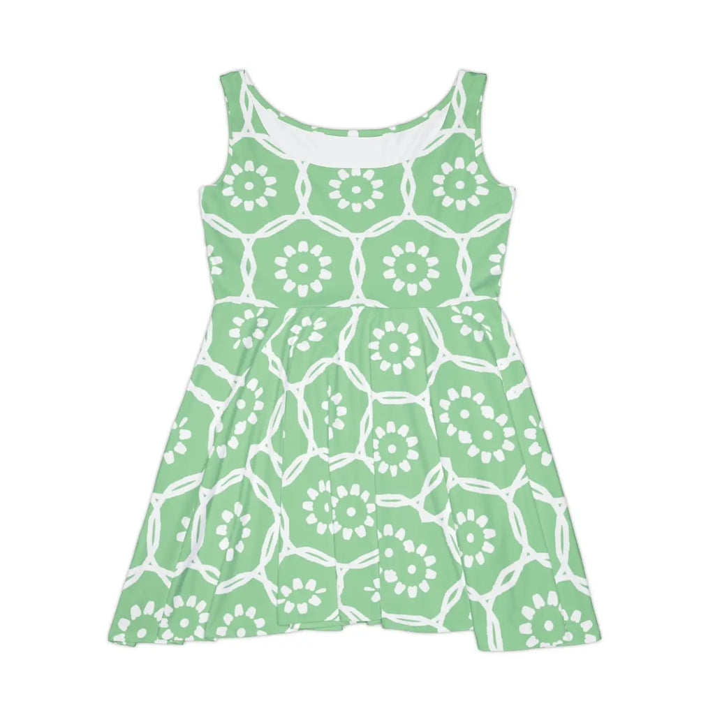 Abstract Pattern Skater Dress – Eco Friendly - Dipaliz
