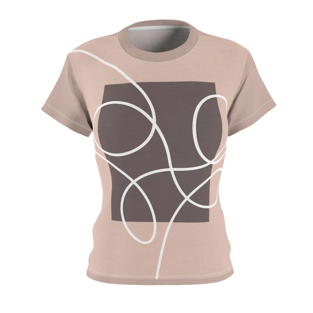 Abstract Pattern Tee – Eco-friendly Women’s Clothing - Dipaliz