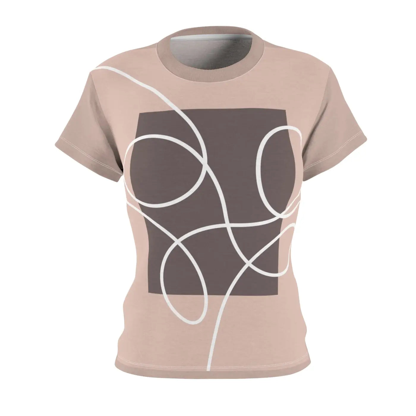 Abstract Pattern Tee – Eco-friendly Women’s Clothing - Dipaliz