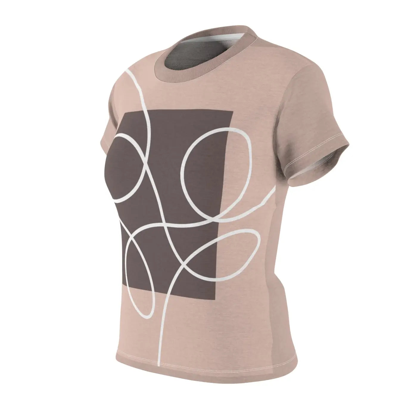 Abstract Pattern Tee – Eco-friendly Women’s Clothing - Dipaliz