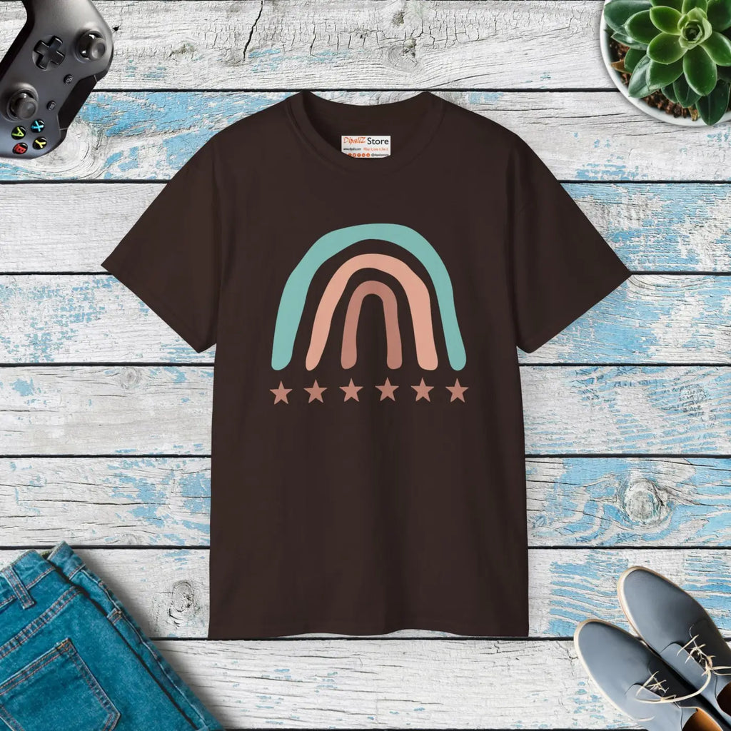 Rainbow Art Unisex Ultra Cotton Tee - Eco-friendly - Dipaliz