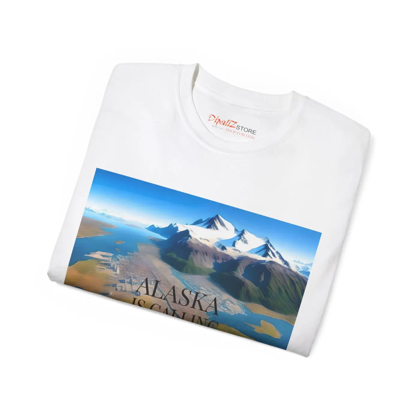 Alaska is Calling Ultra Cotton Tee – Eco-friendly - Dipaliz