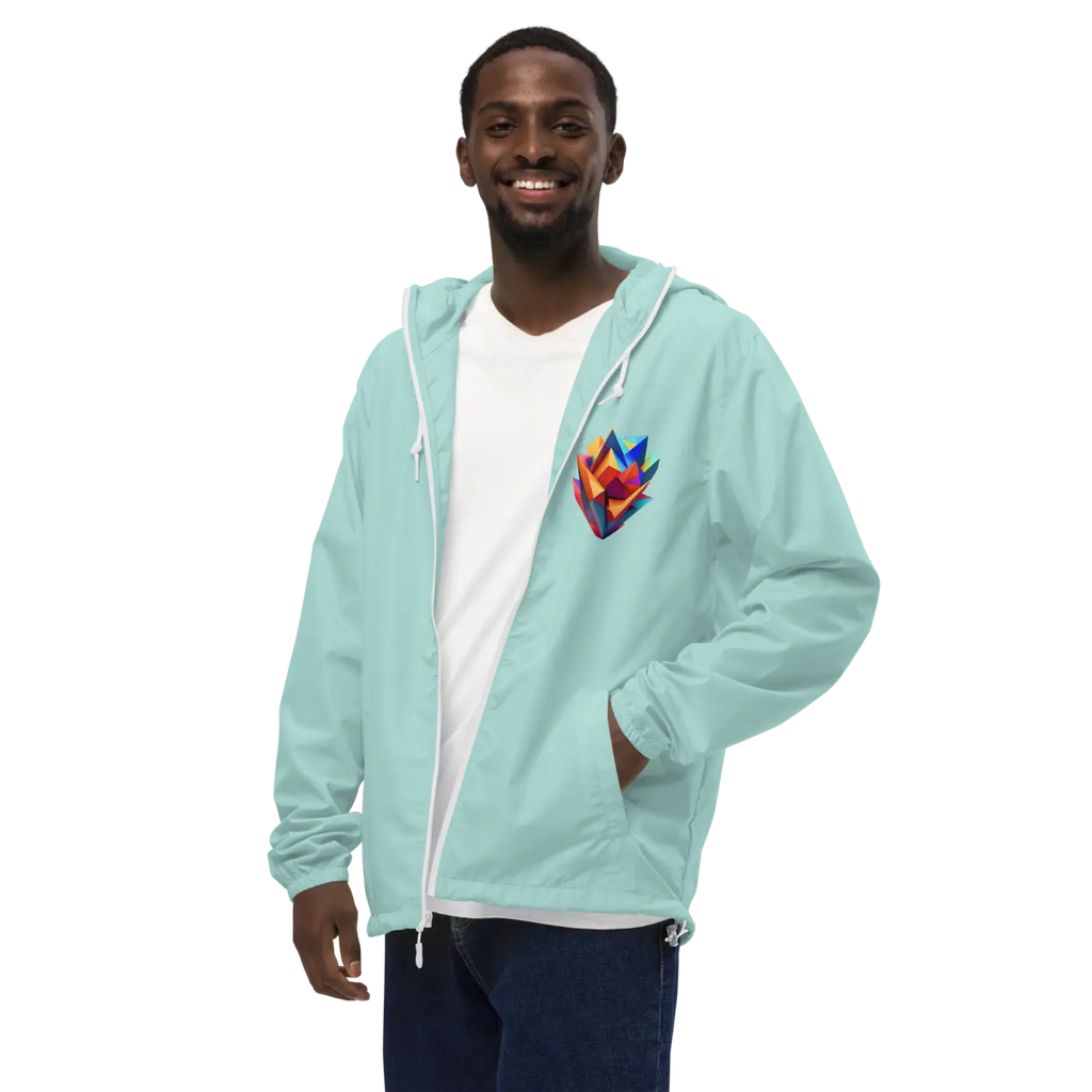 Geometric Pattern Zip Jacket – Eco-friendly Clothing - Dipaliz