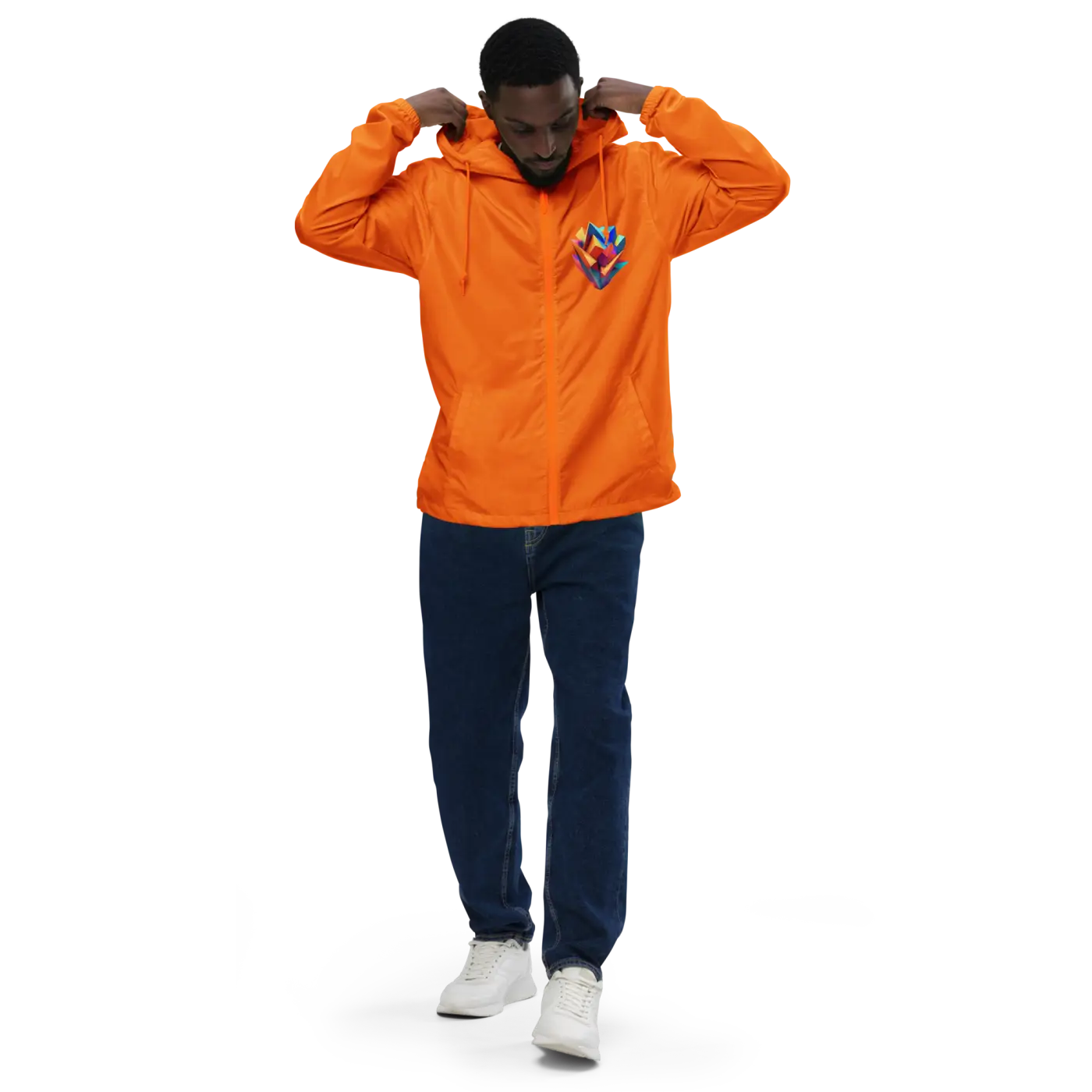 Geometric Pattern Zip Jacket – Eco-friendly Clothing - Dipaliz