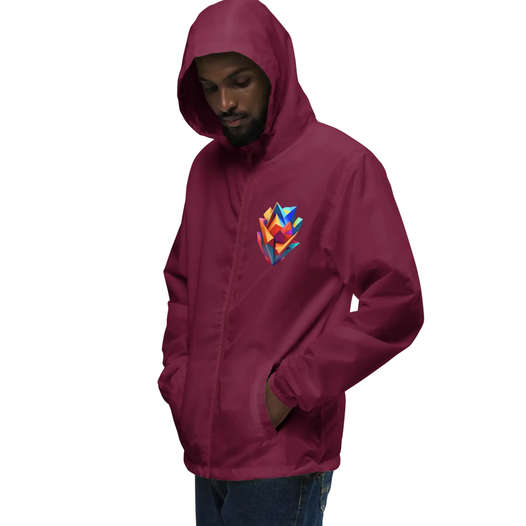 Geometric Pattern Zip Jacket – Eco-friendly Clothing - Dipaliz