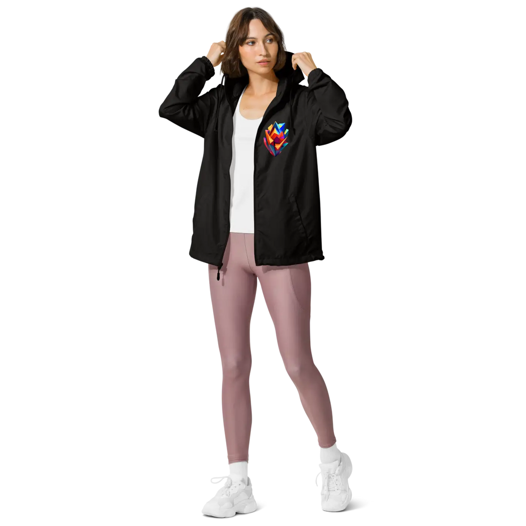 Geometric Pattern Zip Jacket – Eco-friendly Clothing - Dipaliz