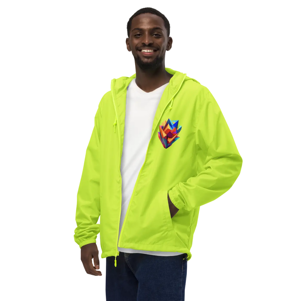 Geometric Pattern Zip Jacket – Eco-friendly Clothing - Dipaliz