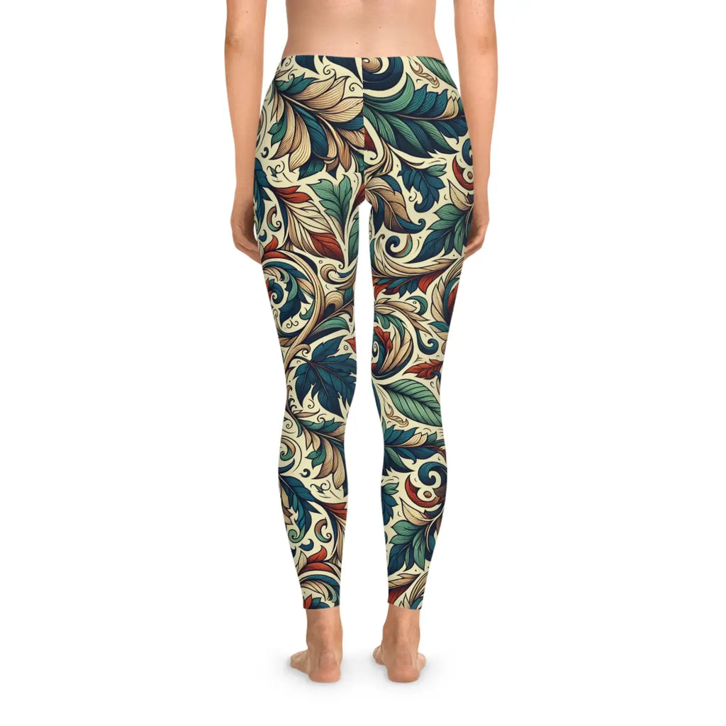 Fall Leaves Spandex Leggings – Eco Friendly - Dipaliz
